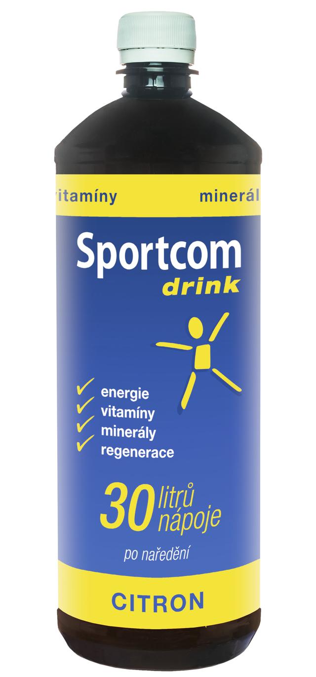  iontový / hypotonický / izotonický nápoj 1L citrón - Citrónový nápoj 1000 ml