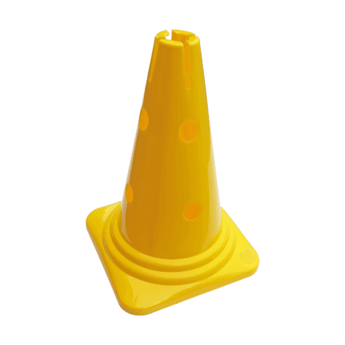 Vinex kužeľ s otvormi - 30cm - VCM-12H8-Y