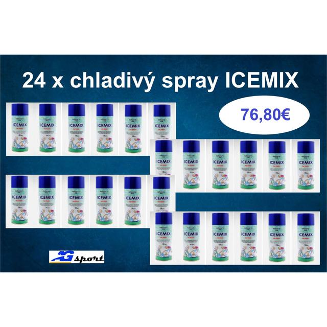 Chladivý sprej ICEMIX - SET 24 KUSOV !!! - ICEMIX24