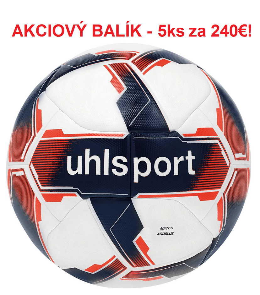 Akciový balík - Futbalová lopta Uhlsport Match Addglue 5ks! - Match Addglue_5
