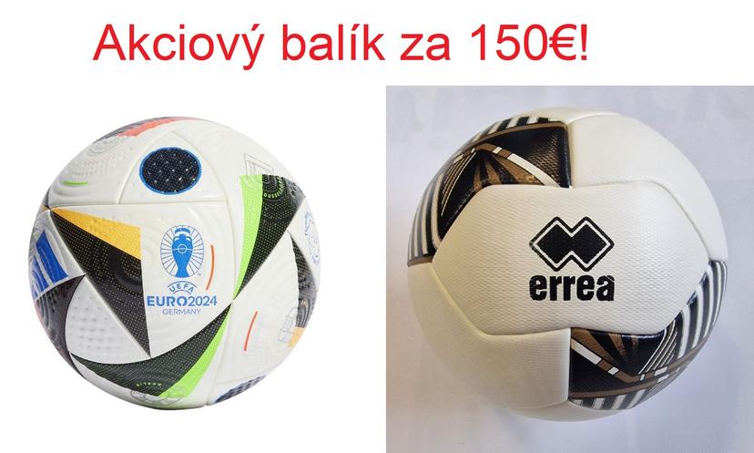 Akciový balík: Futbalová lopta Adidas Fussballliebe Euro24 Pro + futbalová lopta Errea Pro35! - IQ3682/Pro35