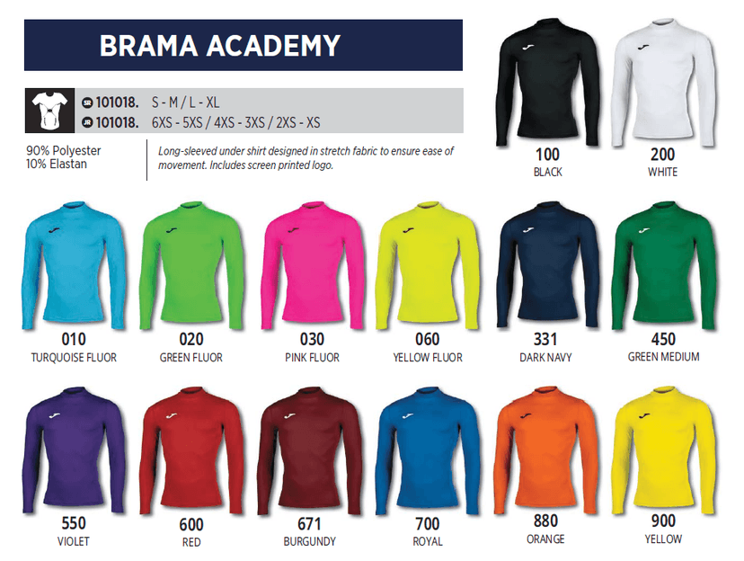 Termo tričko Joma Academy Brama - rôzne farby - 101018_1