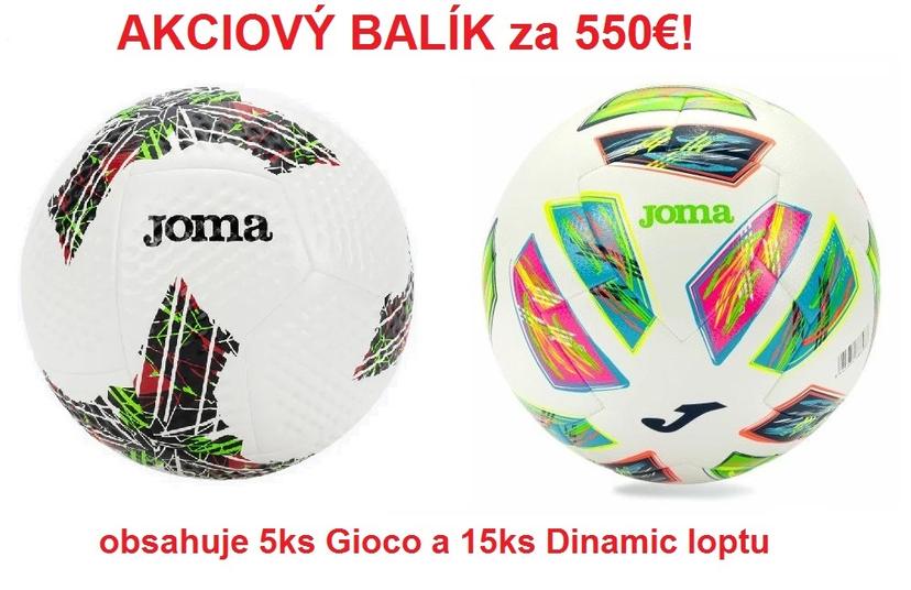 Akciový balík - 5ks Joma Gioco a 15ks Joma Dinamic - 401724_401495