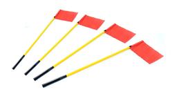 Akciový balík: rohové zástavky flexibilné s puzdrom - 1sada + futbalová lopta Errea New Gara Elite - 4ks - AB_CFG_GARA