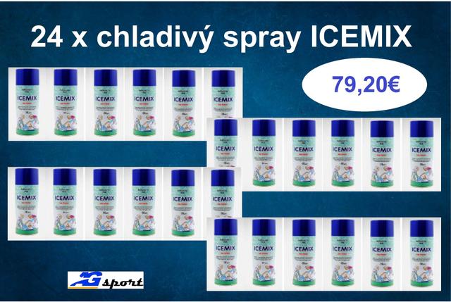 Chladivý sprej ICEMIX - SET 24 KUSOV !!! - ICEMIX24