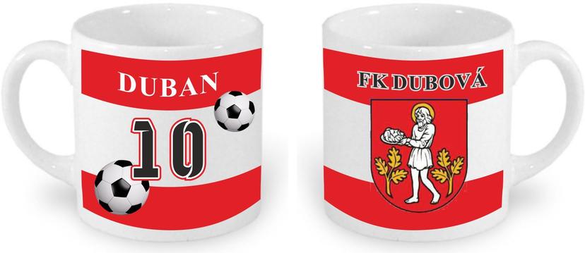 Šálka s logom klubu alebo menom hráča - NEW7899