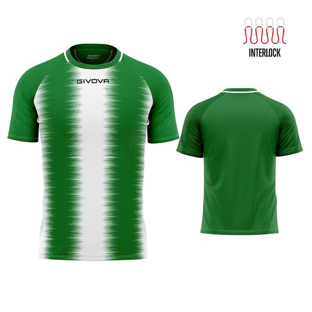 Dres Givova Stripe+trenky Capo+štulpne Calza Calcio - strM