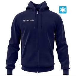 Mikina s kapucňou Givova Felpa King Full Zip - Kin1