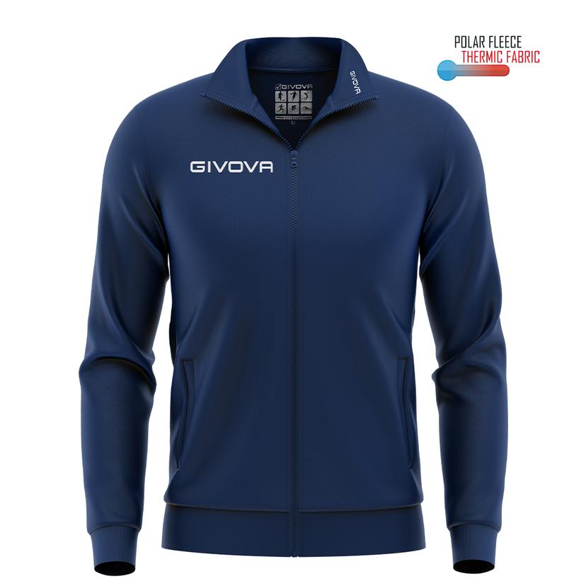 Mikina Givova Mono Full Zip - Mono3XS