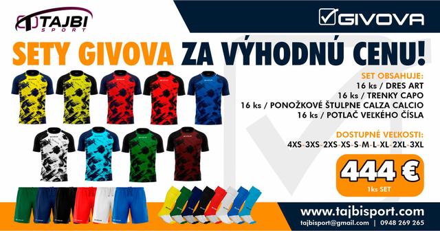 Dresy Givova Art pre FC Sokolce-Brestovec 17ks s potlačou - GIV_A