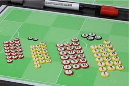 Taktická tabuľa 45x30cm s magnetmi 88ks  - tab3045