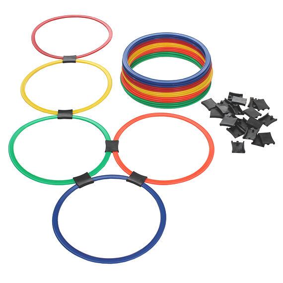 Koordinačné obruče sada 20ks + 25ks úchytov - obr20