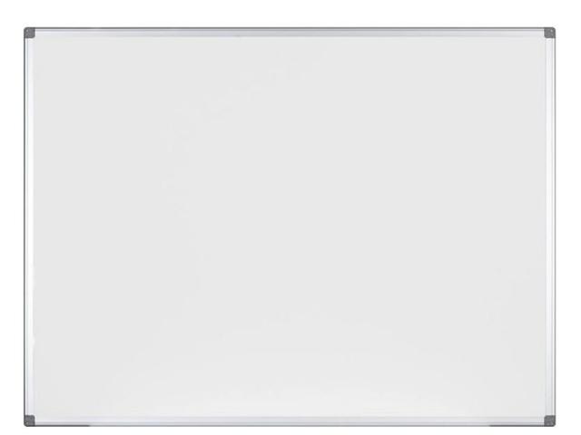 Biela popisovacia tabuľa na stenu, magnetická, 1200 x 900 mm - MAGT