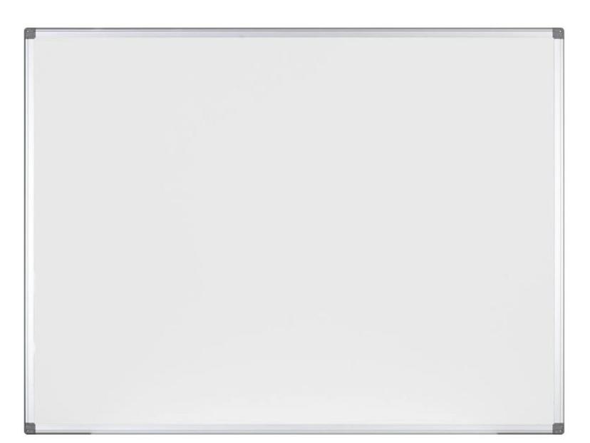 Biela popisovacia tabuľa na stenu, magnetická, 1200 x 900 mm - MAGT