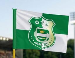 Rohová vlajka s vlastným logom Tajbisport - rvj