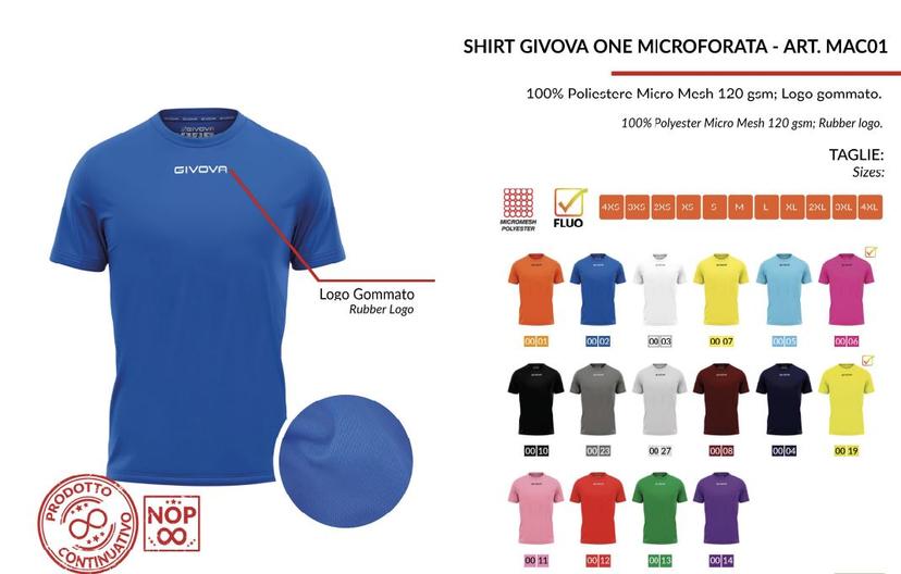 Tričko Givova One Microforata  + trenky Capo - capone