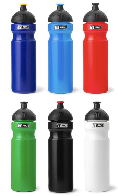 Fľaša plastová T-PRO 750ml - 6farieb Tajbisport - 2531bie