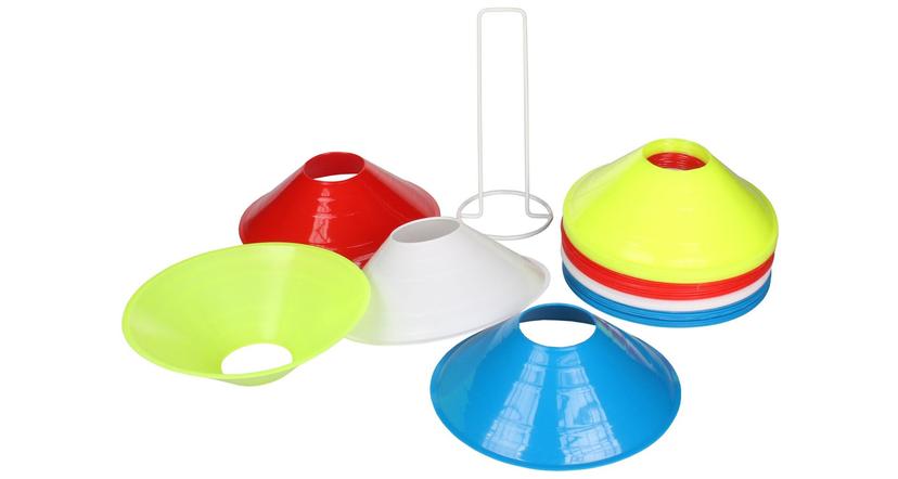 Vytyčovacie méty sada 4x8 ks mix farieb Tajbisport - 4x8m