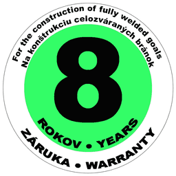 QS stabilná hliniková futbalová brána SBV 110 / 7,32 x 2,44 x 2,0 x 2,0 m so sieťou - Stabilná hliniková futbalová brána SBV 110 / 7,32 x 2,44 x 2 x 2 m so sieťou 4