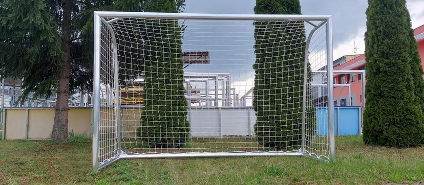 QS prenosná hliniková futbalová brána PBM 80 / 3,0 x 2,0 x 0,8 x 1,5 m so sieťou - Prenosná hliniková futbalová brána PBM 80 / 3,0 x 2,0 x 0,8 x 1,5 m so sieťou