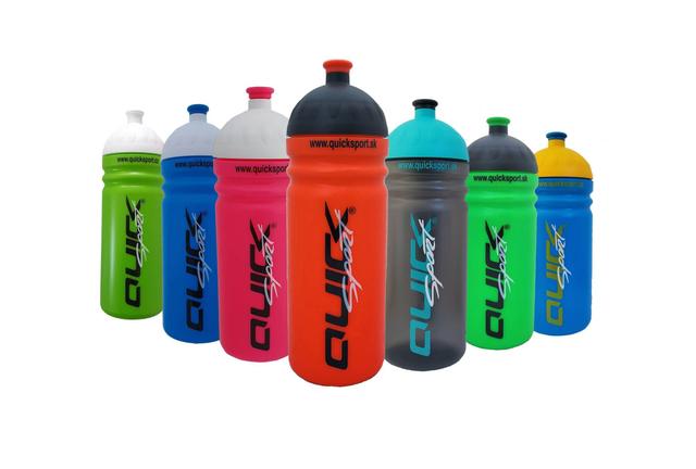 Fľaša QUICK Sport 1L krátky sosák - 1L modra