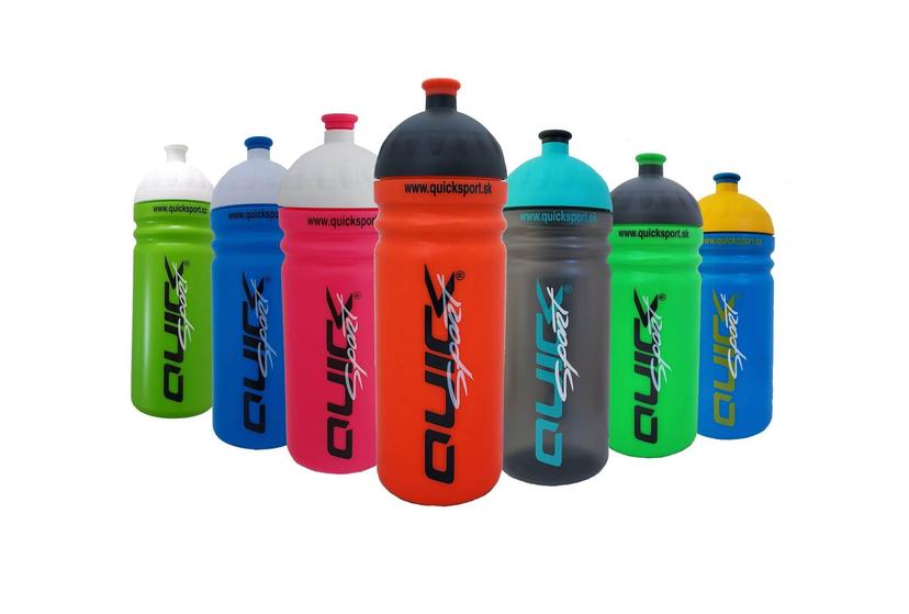 Fľaša QUICK Sport 1L krátky sosák - 1L modra