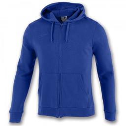 SWEATSHIRT WITH ZIP COMBI COTTON ROYAL BLUE - 100888.700 - 9997649745045