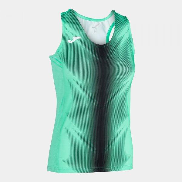 OLIMPIA T-SHIRT GREEN-BLACK SLEEVELESS WOMAN - 900932.401 - 9998465546038