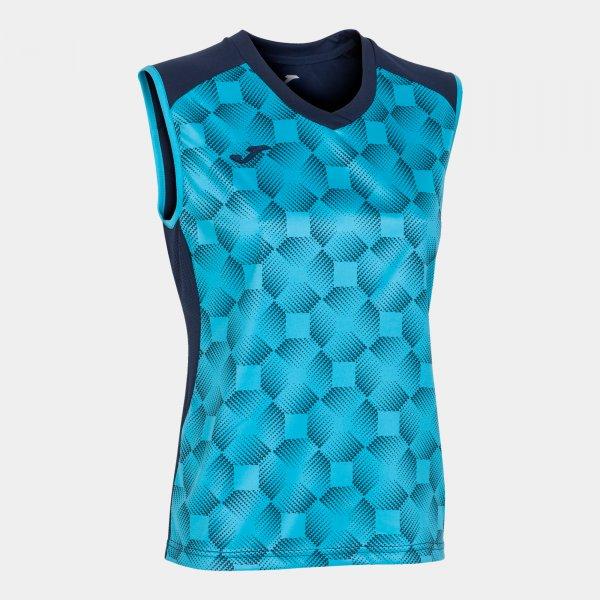 SUPERNOVA III SLEEVELESS SHIRT NAVY FLUOR TURQUOISE - 901444.342 - 8424309612504