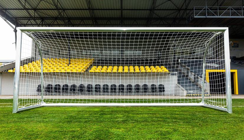 QS prenosná hliniková futbalová brána PBM 110 / 4,0 x 2,0 x 0,8 x 1,5 m so sieťou - Prenosná hliniková futbalová brána PBM 110 / 4,0 x 2,0 x 0,8 x 1,5 m so sieťou