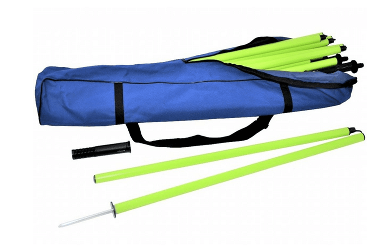 Kĺbová tyč 160cm set 8ks  - Ohýbacia slalomová tyč 160cm