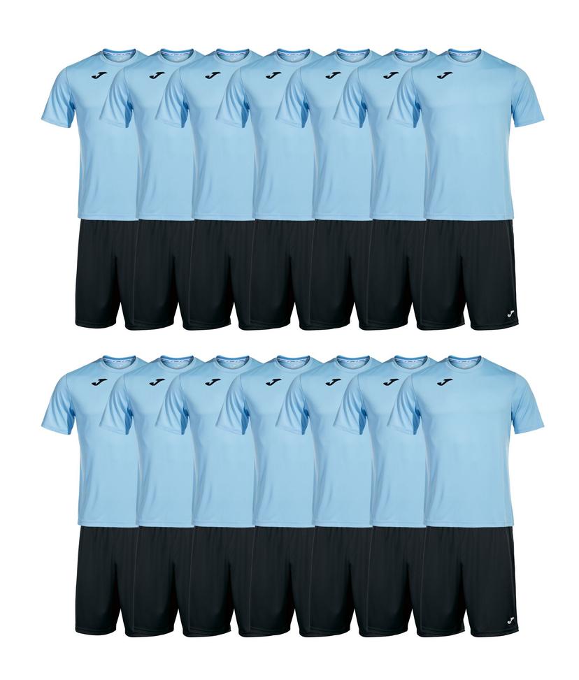 Sada JOMA COMBI SKY BLUE / BLACK - Sada 14ks set JOMA COMBI SKY BLUE / BLACK