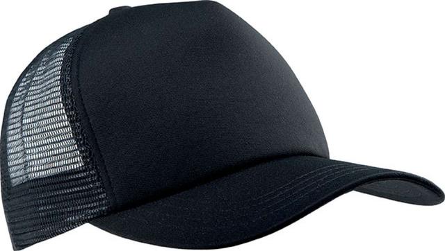 KP111 TRUCKER MESH CAP - 5 PANELS - KP111	Black