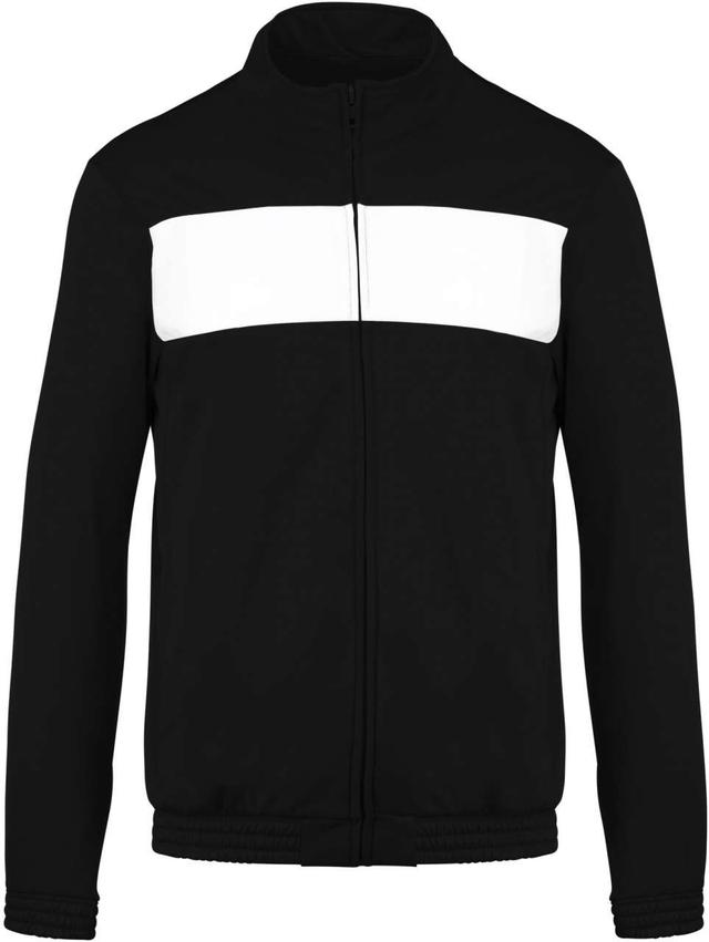 PA348 KIDS' TRACKSUIT TOP - PA348 4/6 Black/White