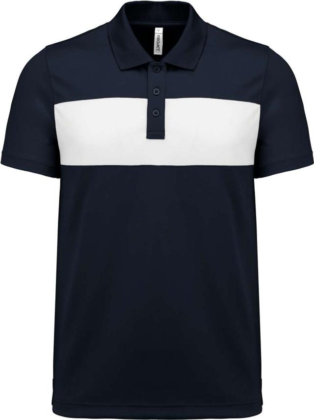 PA493 ADULT SHORT-SLEEVED POLO-SHIRT - PA493	S	Sporty Navy/White