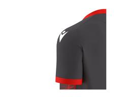 MACRON dres WYVERN ECO antracitová neon červená - 800000092841_3XS