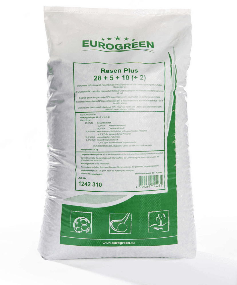 Dlhodobopôsobiace hnojivo trávne – RASEN PLUS 25 kg - 1242310
