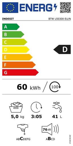 INDESIT BTW L50300 EU/N - L50300