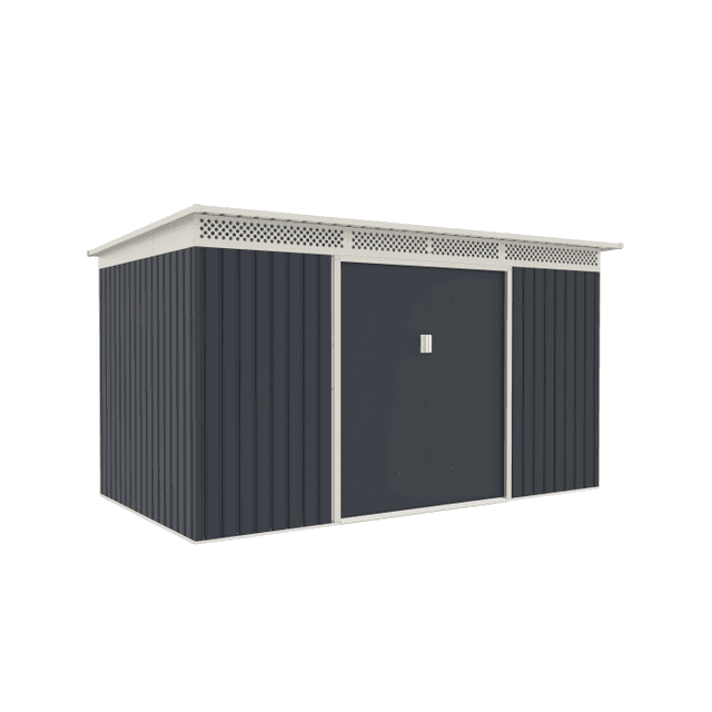Záhradný domček G21 GRAH 700 - 340 x 206 cm, antracitový - GRAH 700
