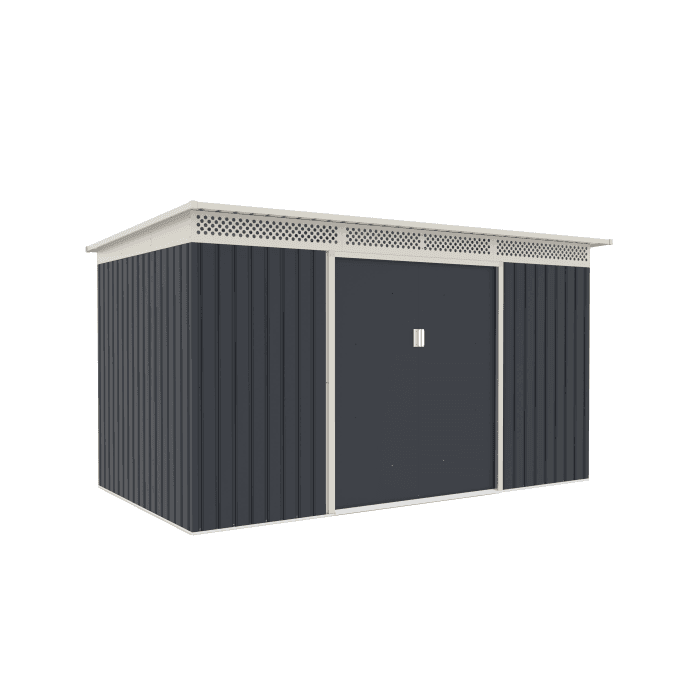 Záhradný domček G21 GRAH 700 - 340 x 206 cm, antracitový - GRAH 700