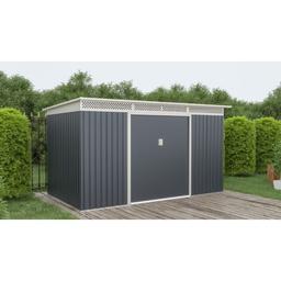 Záhradný domček G21 GRAH 700 - 340 x 206 cm, antracitový - GRAH 700