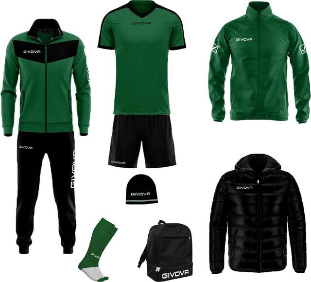BOX GIVSPORT zelená-čierna - 6565-s