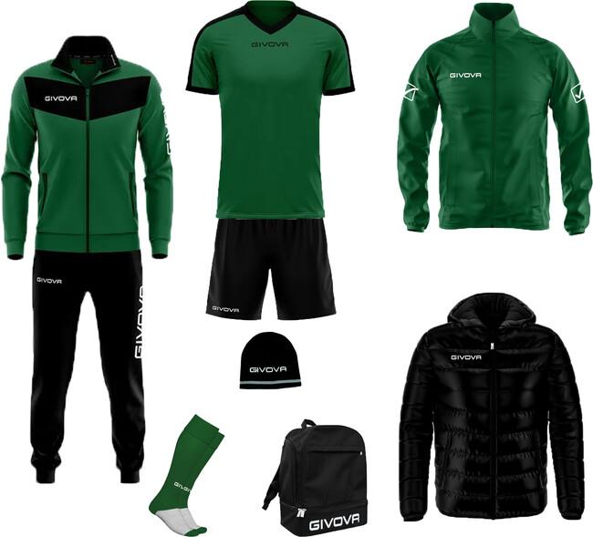 BOX GIVSPORT zelená-čierna - 6565-s