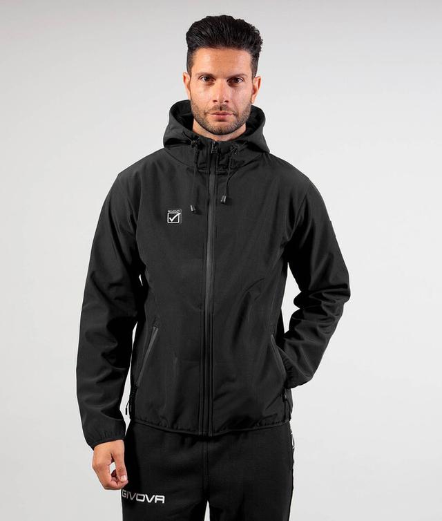 GIUBBOTTO SOFT SHELL NERO - G023-0010-L