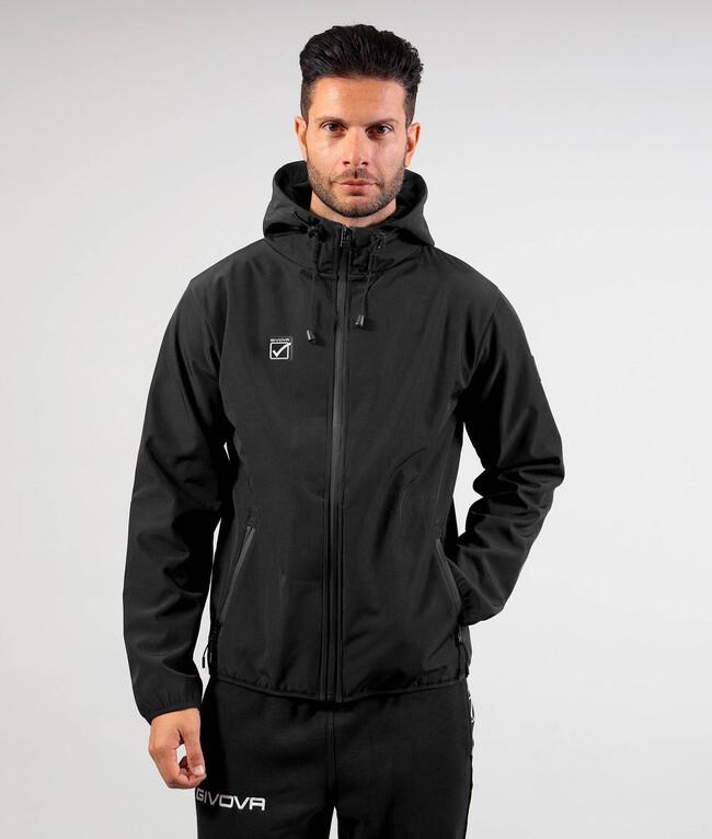 GIUBBOTTO SOFT SHELL NERO - G023-0010-L