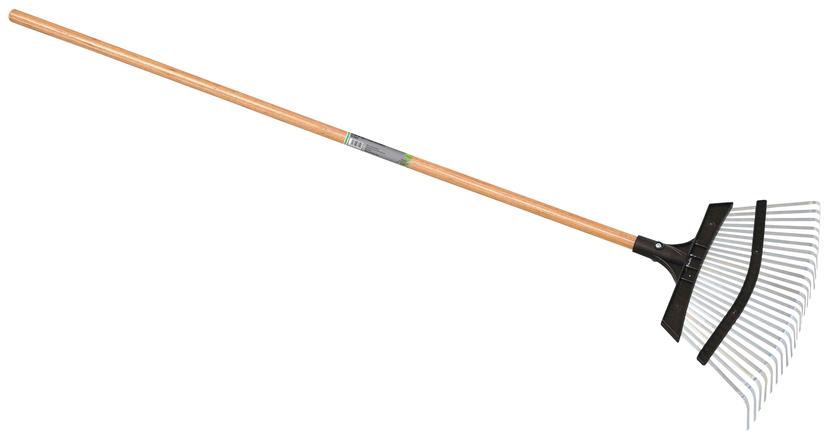 Hrable na lístie - VERDEMAX - Profi, 25 zubov, šírka 45 cm, drevená rúčka - VMX 3952