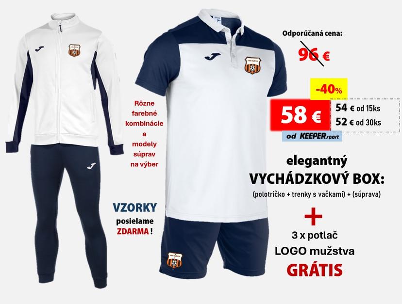 elegantný VYCHÁDZKOVÝ BOX Joma: polotričko + trenky s vačkami + súprava + 3x LOGO GRátis - box-elg