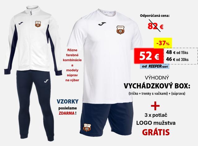 výhodný VYCHÁDZKOVÝ BOX Joma: vychádzk. tričko + trenky s vačkami + súprava + 3x LOGO GRátis - box - vhd