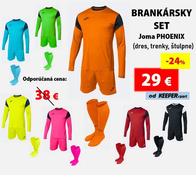 BRANKÁRSKY SET Joma PHOENIX ( dres, trenky, štulpne) - b-102858