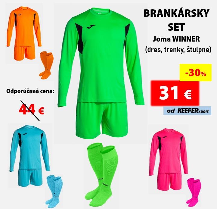 Brankársky set JOMA WINNER:  dres + trenky + štulpne - 103836-br